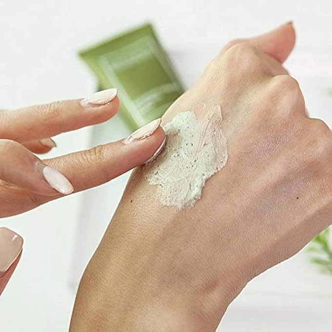 BONAJOUR [] ORGANIC MUGWORT & GREEN TEA CALMING GENTLE CLAY MASK - NOURISHING & DEEP MOISTURIZING & SOOTHING 1.9 FL. OZ - 55 ML - Image 2